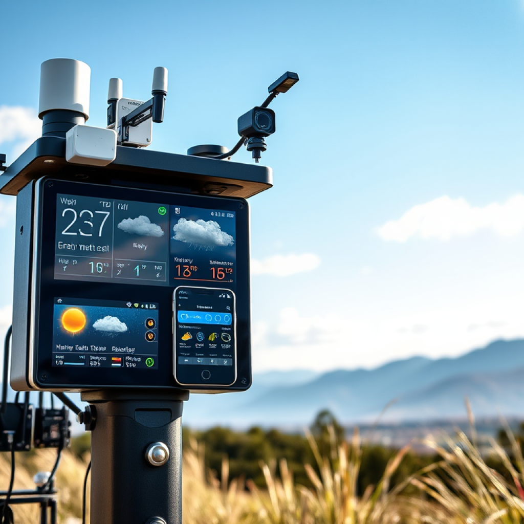 Les stations météo connectées : l’outil indispensable pour anticiper le climat avec précision